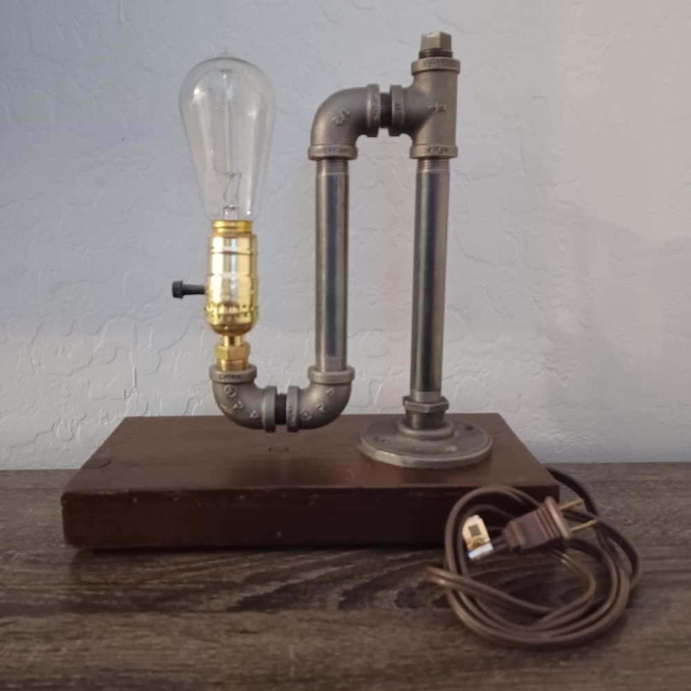 Industrial Modern Steampunk Table Lamp Size OS